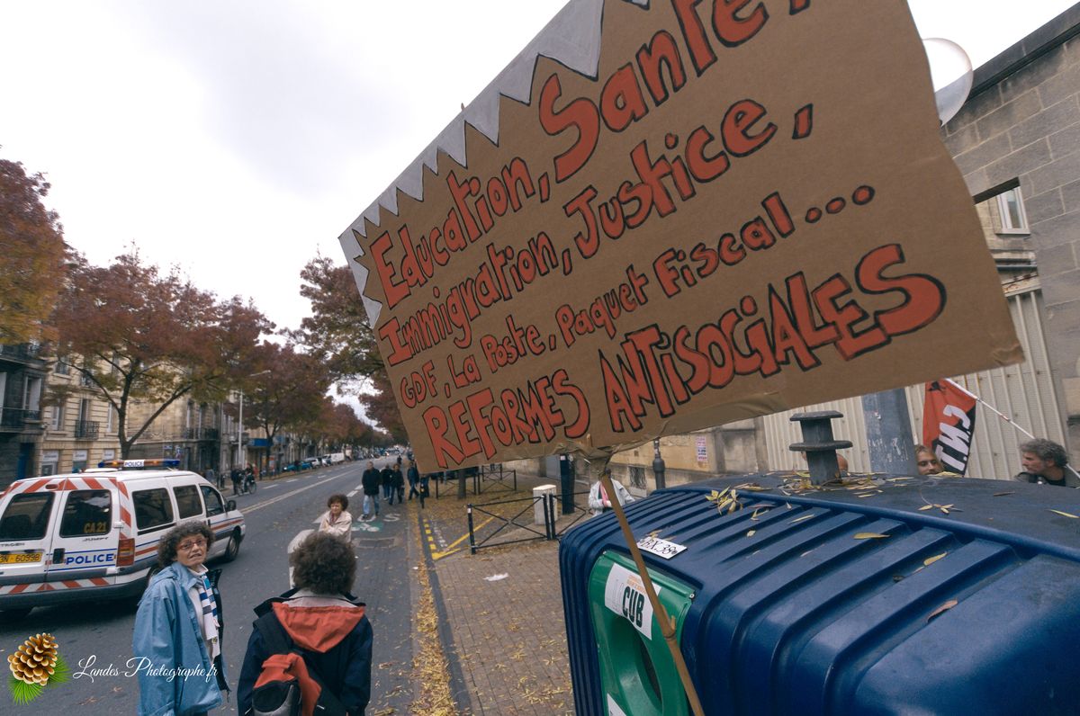 ✊ Manifestation contre la Réforme des Retraites à Bordeaux
