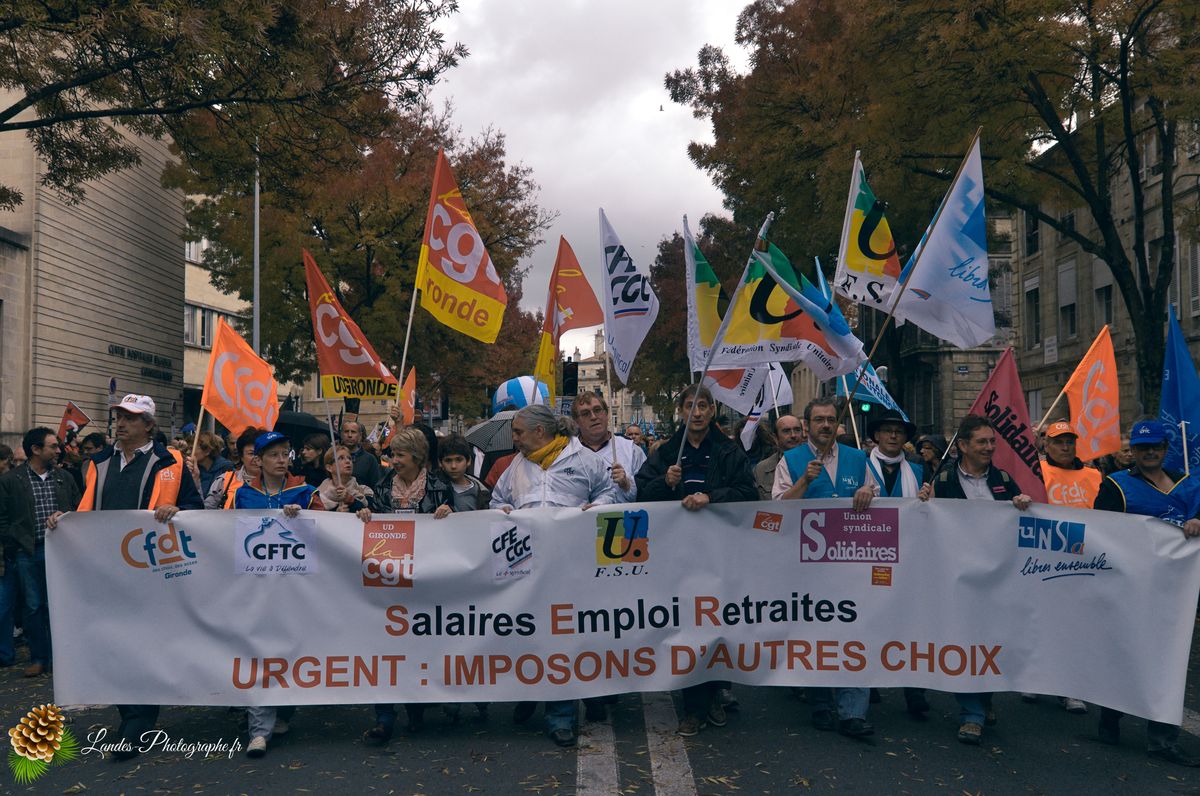 ✊ Manifestation contre la Réforme des Retraites à Bordeaux