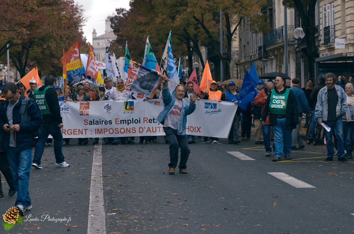 ✊ Manifestation contre la Réforme des Retraites à Bordeaux