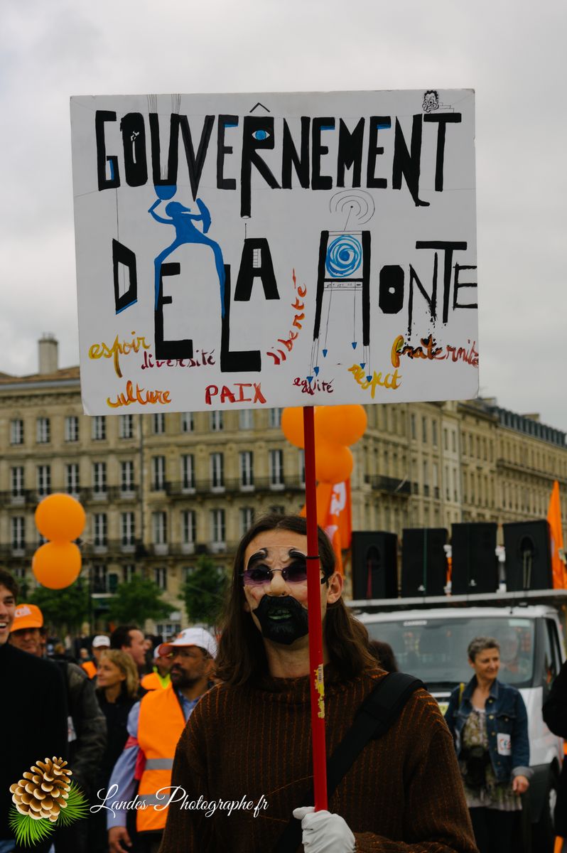 📰 Photojournalisme : Couverture de la Manifestation du 1er Mai à Bordeaux
